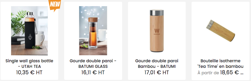 BOUTEILLE AVEC INFUSEUR THÉ