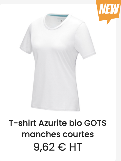 Tee-shirt textile Bio label GOTS