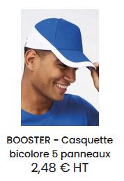 Casquette bicolore