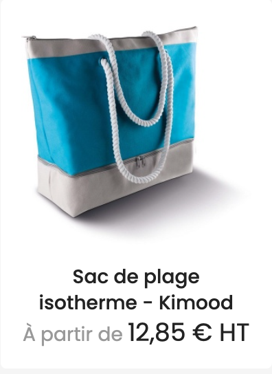 Sac isotherme publicitaire